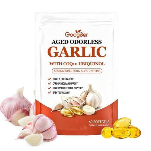 Aged-Resilia Garlic Extract 600mg Softgels (60 Count)