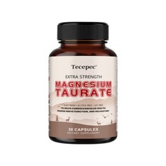 Magnesium Taurate Capsules Support Cardiovascular Health Stress Relief