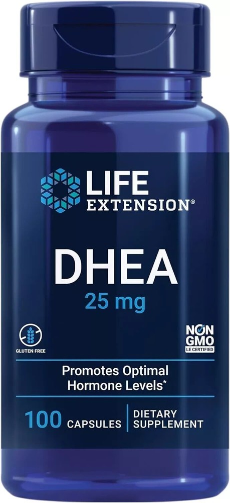 Life Extension DHEA 25 mg – Supplement for Hormone 100 Count (Pack of 1)