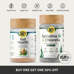Chlorella & Spirulina + Health Gut – Supplements Snap – Bundle Health Gut SNAP