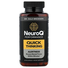 2 X LifeSeasons, NeuroQ� Performance, Quick Thinking, 60 Veg Capsules
