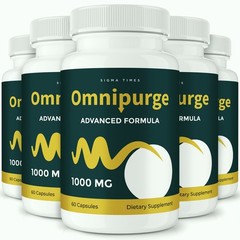 Omnipurge Capsules, Omni Purge Supplement for Cleansing, Detox & Digestion – 5Pk