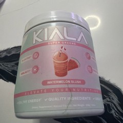 KIALA SUPER GREENS WATERMELON SLUSH 30 SERVINGS EXP 11/2026 DIGESTIVE HEALTH