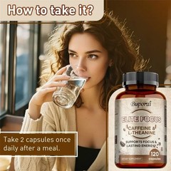 Elite Focus 240pcs – Brain Health, Reduce Fatigue, Enhance Memory and Focus