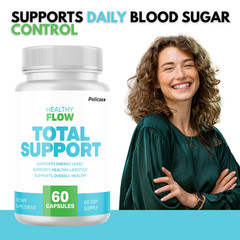 Healthy Flow Total Support-Cardiovascular & Blood Support- 5 Bottles- Genuine