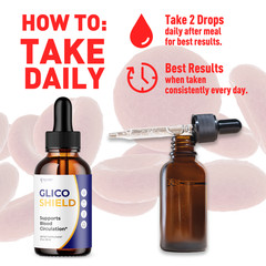 (3 Pack) Glico Shield Blood Support Drop GlicoShield Vitamin Formula 90 Servings