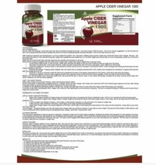 Apple Cider Vinegar Pills & Belly Fat Burn Weight Loss Caps Combo Free Shipping