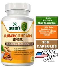 Turmeric Curcumin Capsules Pills With Black Pepper Bioperine Relief