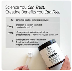 Qualia Creatine+ Advanced Creatine Powder Vegan Non-GMO Unflavored 5.6 oz, 03/28