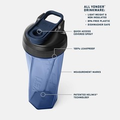 Leakproof Vortex Protein Shaker Bottle Blender Cup Gym Fitness Workout Drink