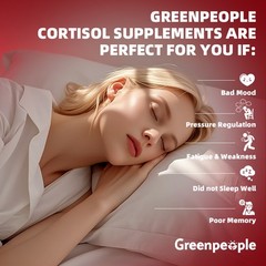 Cortisol Supplements for Women Cortisol Blocker Stress Relief Sleep Aid 60 Count