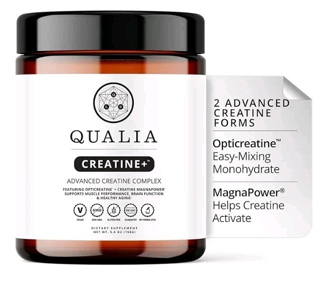 Qualia Creatine Advanced Complex 2 Sources + Magnesium Optimiz. B6