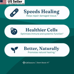 LifeSeasons Stem Boost-R – Cell Support 120 Count (Pack of 1), Original