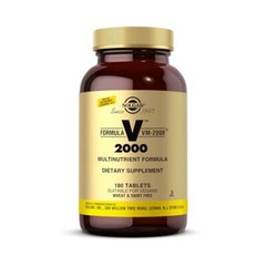 Solgar Formula VM-2000 Multinutrient System 180 Tablets