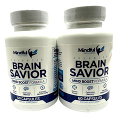 Brain Savior Mind Boost Formula Supports Brain and Cognitive Health 120 Capsules