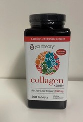 youtheory Collagen Plus Biotin, 390 Tablets