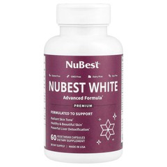 2 X NuBest, Nubest White, 60 Vegetarian Capsules