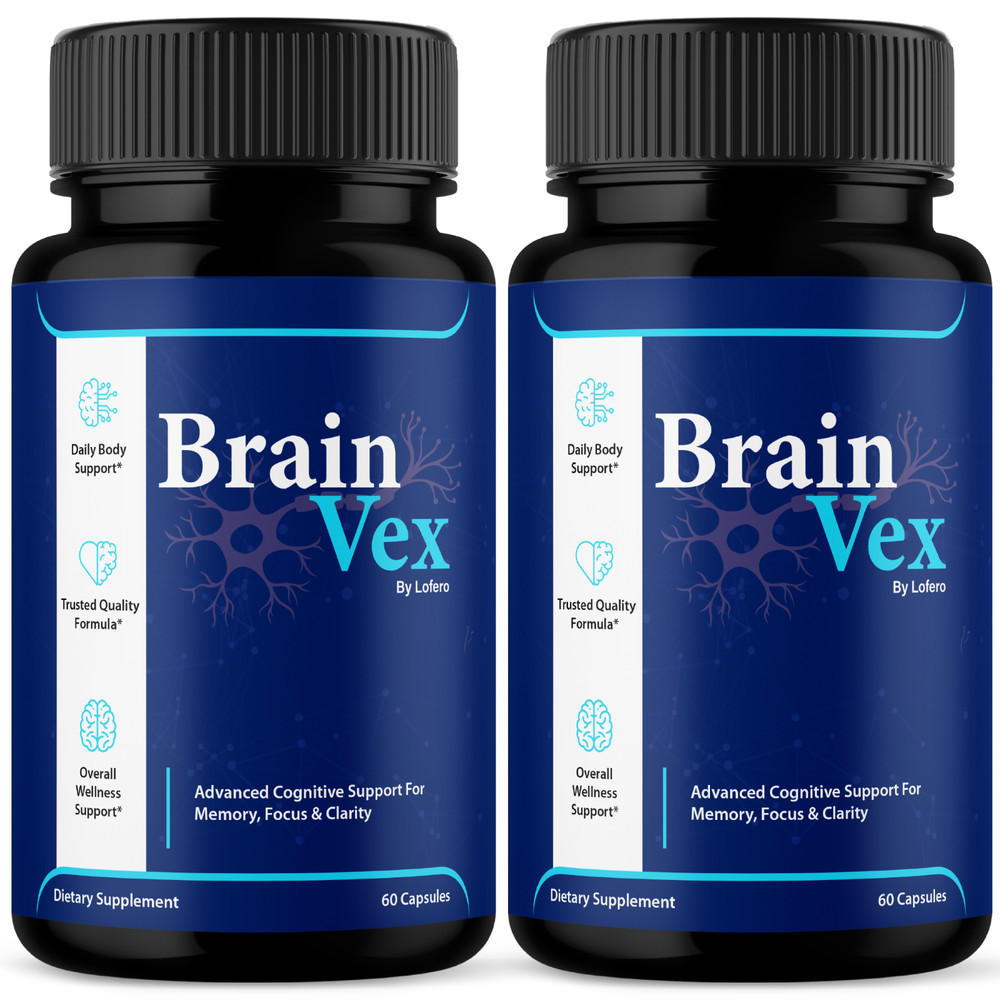 (2 Pack) Brain Vex Capsules For Memory Focus & Clarity BrainVex Pills (120 ct)