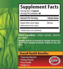 immune nutrition – BLUE GREEN ALGAE – spirulina supplement 3B