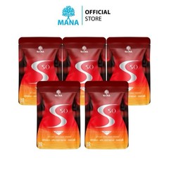 5 X MANA Prolean S So Plus Excess Dietary Supplement Burn Weight Control 50 Caps