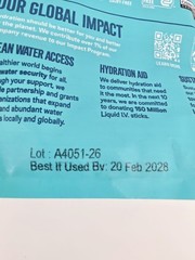 Liquid I.V. Hydration Multiplier 16 Stick Packs PASSION FRUIT 02-2028