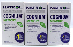 3PK- Natrol, 180 Total Tablets, Exp. 1/31/27