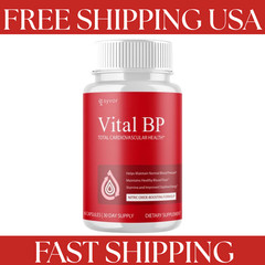 (1 Pack) Vital BP Advanced Blood Support Vitamin Formula VitalBP 60 Capsules
