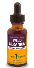 Herb Pharm Wild Geranium 1 Fluid Oz Optimal Well-Being, Circulation & Heart