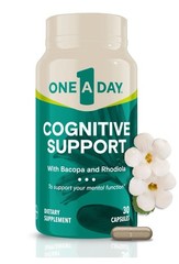 One a Day Cognitive Support Brain Supplement Capsules 30 ct EXP 02/26 NEW