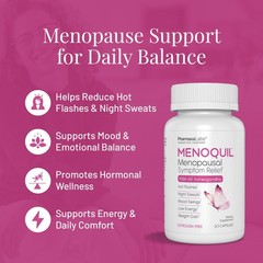 Menoquil Maximum Strength Menopausal Relief Hot Flashes
