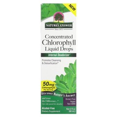 Concentrated Chlorophyll Liquid Drops, 50 mg, 2 fl oz (60 ml)