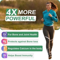 5 Pack End2.End Nutrition Calcium Zinc D 600 Tablets Veg