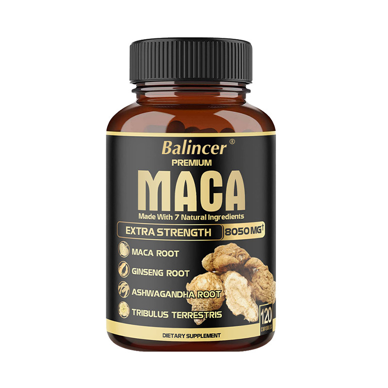 Maca Capsules 6000mg, Maca root Extract for Men & Women 120 Capsules