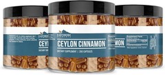 200 Count Ceylon Cinnamon Capsules – Natural, No Fillers for Optimal Health