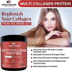 Unflavored Multi-Peptides Protein Powder – Grass-Fed for Youthful Skin & Joints
