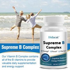 Supreme B Complex Boost Energy Improves Focus And Clarity 30-120 Capsules