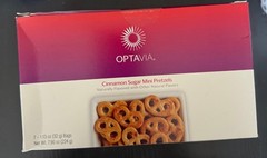 Optavia Cinnamon Sugar Mini Pretzels – 7 packets Exp 4/2027 FREE SHIP