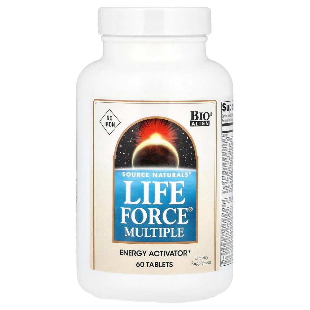 2 X Source Naturals, Life Force� Multiple, No Iron, 60 Tablets