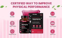 Nirvasa Testo 7X Testosterone Booster Supplement to Support Energy 60 Tabs