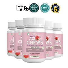 5 Pack TAN.ROM AciChews 750mg Calcium Carbonate 60 Chews