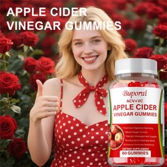 Apple Cider Vinegar 60pcs,Weight Management, Appetite Control, Metabolism