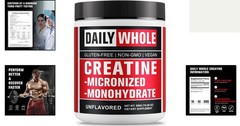 5000mg Micronized Creatine Monohydrate 300g Unflavored – & Non-GMO