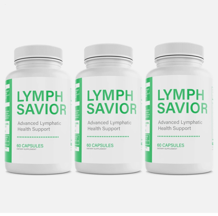Lymph 3X Savior Support Lymphatic Wellness Advanced Dietary Supplement 60 Cap…