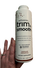 Modere Trim & Smooth Chocolate Dietary Supplement 15.2 fl oz