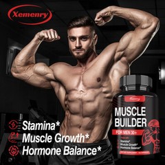Muscle Builder Capsules – Ashwagandha, Tribulus, Fat Burner, Increased Energy