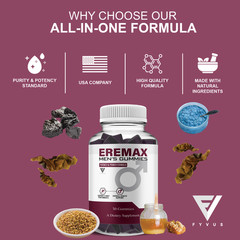 (5 Pack) Eremax Performance Gummies, Eremax Advanced Formula (5 Month Supply)