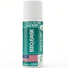 BioXPressEase Fast-Acting Hemp Pain Relief Roll On 3 Fl Oz (Pack of 1), Clear
