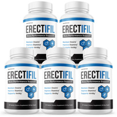 Erectifil Tablets – All Natural Support For Men – 5 Bottles