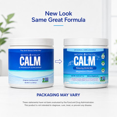 Natural Vitality Calm Magnesium Powder | 8oz Unflavored | 2-Pack | EXP 10/2027