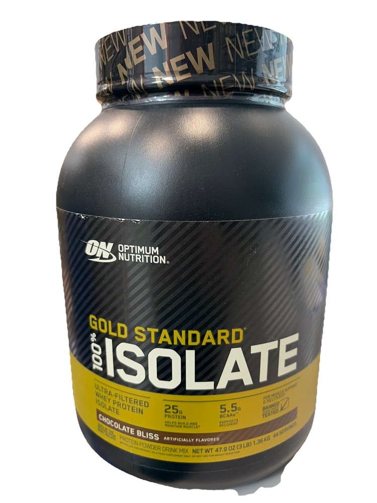 Gold Standard® 100% Isolate, Chocolate Bliss, 3 lb (1.36 kg) 🔥EXP.5/26🔥